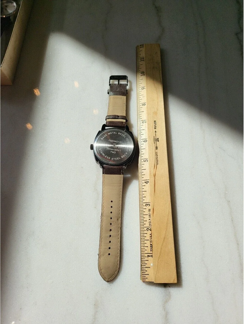 Men's Quartz Watch Working New Battery Automobilia 50mm Regal Ride Shock Absorbs